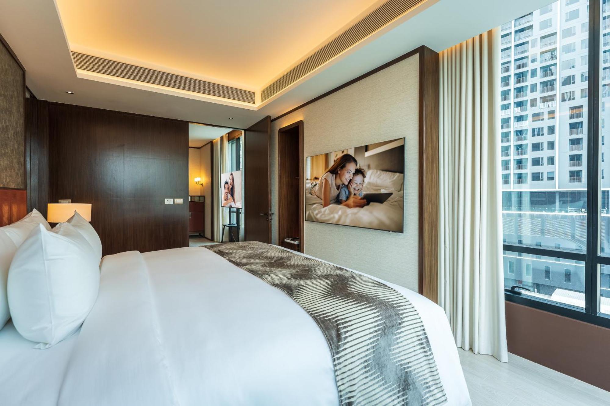 Silq Hotel & Residence, Managed By The Ascott Limited Bangkok Room photo A bedroom at the hotel
